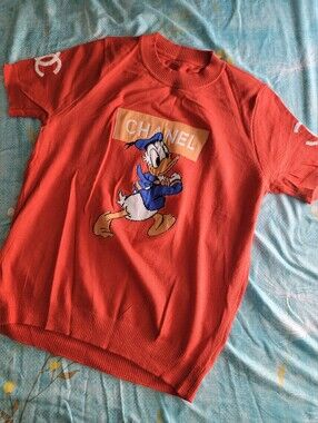 NWOT Stretchy Knit Shirt with Character Motif